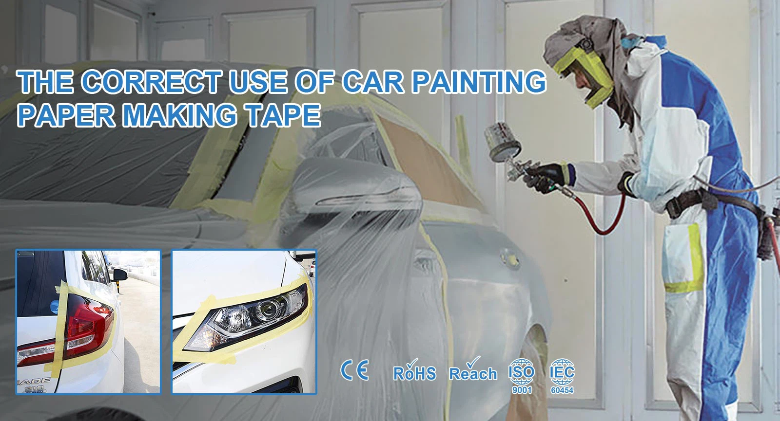 The-correct-use-of-car-painting-paper-tape The-correct-use-of-car-painting-paper-tape